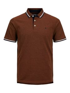 Herren + Fit Polo Shirt Kurzarm Pique Hemd JJEPAULOS Big Size