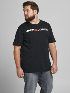 Herren Jack & Jones Designer Rundhals T-Shirt JJECORP Logo bergren Kurzarm Jersey Plus +Size Shirt