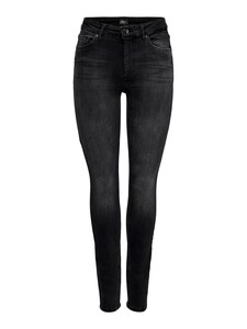 Damen Skinny Jeans Stretch Denim Mid Waist Hose ONLBLUSH LIFE