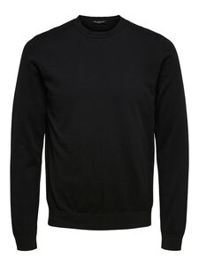 Herren SELECTED Feinstrick Pullover Basic Rundhals Sweater SLHBERG
