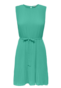 Plissee Falten Kleid mit Bindeg�rtel Locker Midi �rmellos ONLPETUNIA