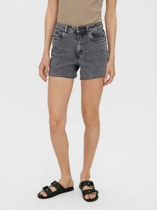 Denim Jeans Shorts Kurze Hose High Waist Pants mit Fransen VMBRENDA