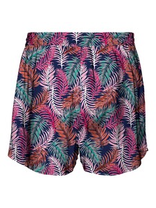 VERO MODA Damen Kurze Stoff Hose Blumen Print Muster Sommer Hot Pants Bermuda Shorts Tunnelzug VMEASY