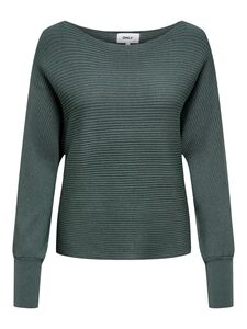 Kurzer Strickpullover Knitted Basic Stretch Sweater U-Boot ONLADALINE