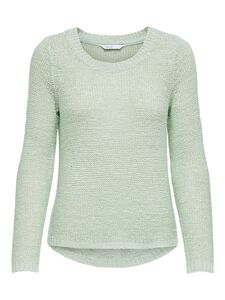 Basic Strickpullover Stretch Sweater Langarm Rundhals Shirt ONLGEENA