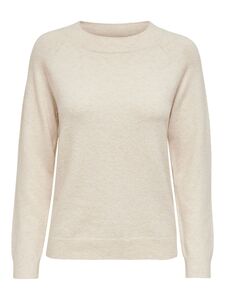Basic Strickpullover Stretch Sweater Langarm Rundhals Shirt ONLRICA
