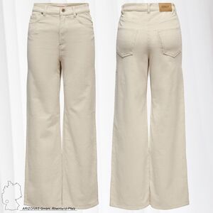 Straight Leg Denim Jeans High Waist Schlag Hose Weites Bein ONLJUICY