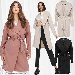 D�nner Wickel Mantel Business �bergangs Jacke ohne Kapuze JDYMEKKO