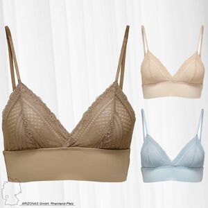 Spitzen Triangel BH ohne B�gel Lace Bralette Bustier ONLLAURA
