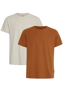 Rundhals T-Shirt 2-er St�ck Pack Kurzarm Shirt Basic Set BHDinton