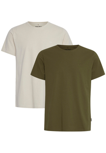 Rundhals T-Shirt 2-er St�ck Pack Kurzarm Shirt Basic Set BHDinton