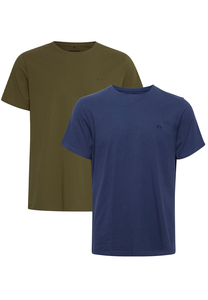 Rundhals T-Shirt 2-er St�ck Pack Kurzarm Shirt Basic Set BHDinton