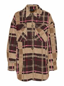 Hemd Jacke bergangs Plaid Shacket Kariert mit Knopfleiste VMLESLIE