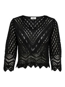 Cropped 3/4 Arm Strick Pullover JDYNEW