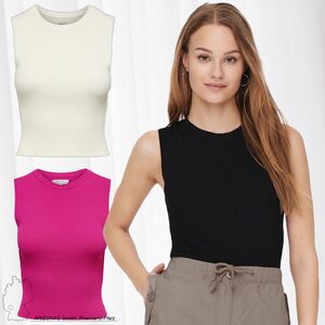 Geripptes Kurzes Top ONLMAJLI