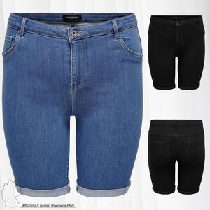 Plus Size Denim Jeans Shorts CARTHUNDER