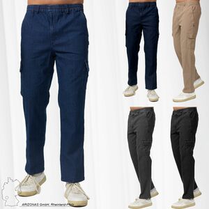 Herren Jeans Jogger Pants Hose Cargo Biker Slim Fit Chino Jeans Pants  Reisverschlisse | Hosen direkt bestellen