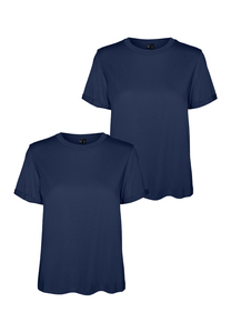 2er Pack Basic T-Shirt VMPAULA