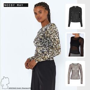 Mesh Langarm Shirt NMJUDITH