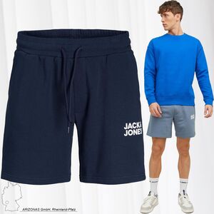 Herren JACK & JONES Kurze Jogginghose Shorts Jogger Sweat Pants Training Freizeit JPSTNEWSOFT