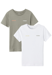 Print T-Shirt 2-er Set NKMHELARS