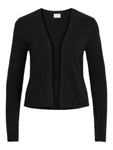 Kurze Feinstrick Cardigan Stretch Basic Jacke ohne Verschluss VIRIL