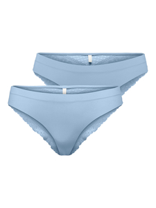 Spitzen Slips 2-er Pack String Unterhosen Brazilian Tanga ONLCAROLINE