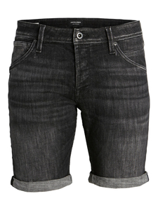 JACK & JONES Bermuda Jeans Shorts Kurze Knielange Denim Hose aus Baumwolle Gekrempelt JJIRICK JJFOX
