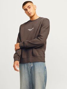 Lockerer Rundhals Sweater 3D Print 