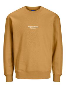 Lockerer Rundhals Sweater 3D Print 