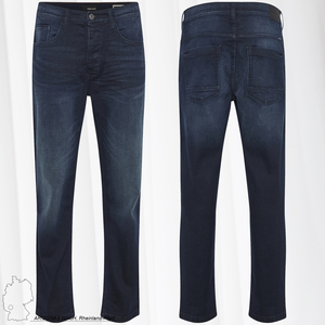 BLEND Regular Jeans Relaxed Basic Hose Denim Pants Stoned Washed Tapered Trousers THUNDER FIT