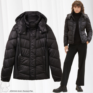 TOM TAILOR Stepp Winter Jacke Warm abnehmbare Kapuze Wasserabweisend Gefttert signature puffer jacket