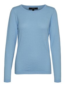 Eleganter Feinstrick Sweater Struktur Longsleeve VMCARE Pullover
