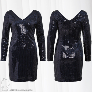 Pailletten Kleid Mini Gef�ttert VISADIE