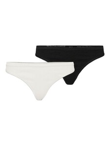 Ripp Slips 2-er Pack G-String Taillen Unterhosen Brazilian Tanga VMAGNES