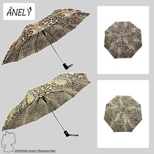 Kleiner Regenschirm Snowball Leoparden Muster