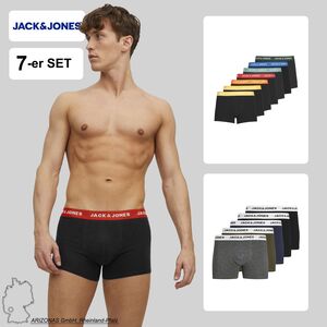 Boxershorts 7er-Pack Kurze Unterhosen Logo Print JACVITO