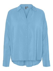 Oversized Hemdbluse Seidig Legeres Oberteil Shirt VMQUEENY 