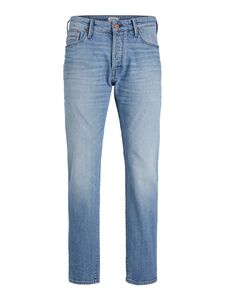 Basic Jeans Stonewashed Design Denim Hose mit Knopfleiste JJIMIKE