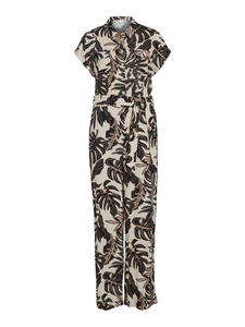 Eleganter Overall Jumpsuit Einteiler Hosenanzug mit Bindeg�rtel VIPANA 