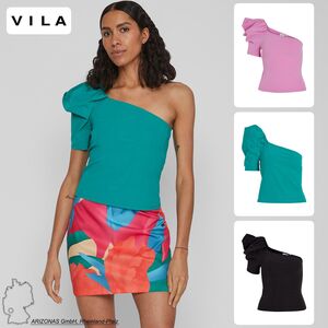 Elegantes Shirt Top Schulterfreier Ausschnitt Ballon �rmeln Design Bluse