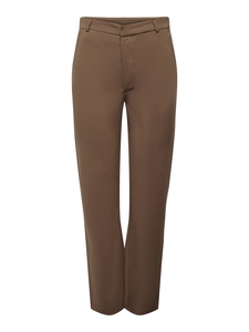 Komfortable Stoffhose Mid Waist Elegante Chino Business Pants