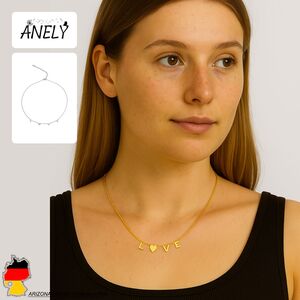 Halskette LOVE Edelstahl 40 cm