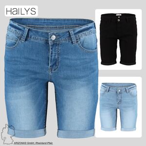 Shorts Denim Mid Waist Bermudas