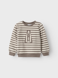 NAME IT Bequemes Jungen Sweatshirt mit 3D-Stickerei weicher Pullover Trend-Design