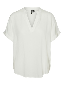 Top Casual Splitneck Bluse