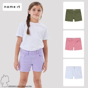 Trendige M�dchen Shorts aus Twill - Perfekt f�r den Sommer