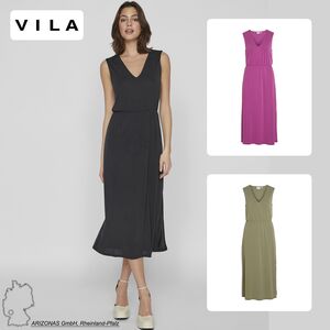 Elegantes Sommer Kleid V-Ausschnitt