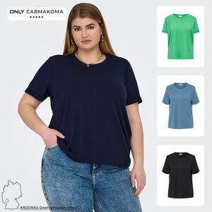 T-Shirt Kurzarm Rundhals Curvy Plus Size Shirt