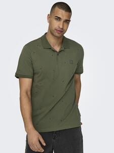 Poloshirt aus Baumwolle Klassisches Kurzarm Polohemd
